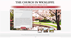 Desktop Screenshot of churchinwickliffe.org